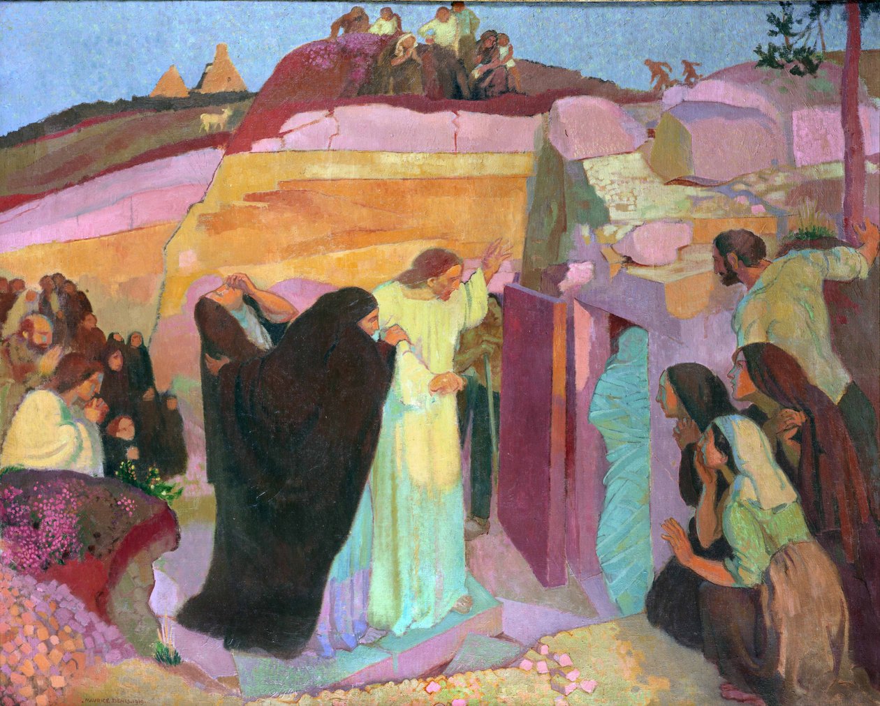 Lasaruksen ylösnousemus, 1919 tekijältä Maurice Denis