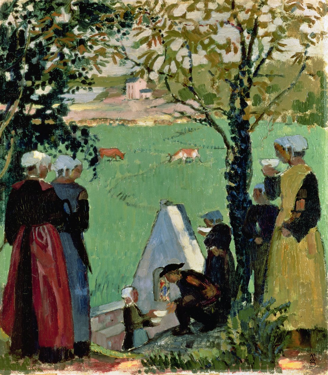 Pyhä lähde Guidelissa, noin 1905 tekijältä Maurice Denis