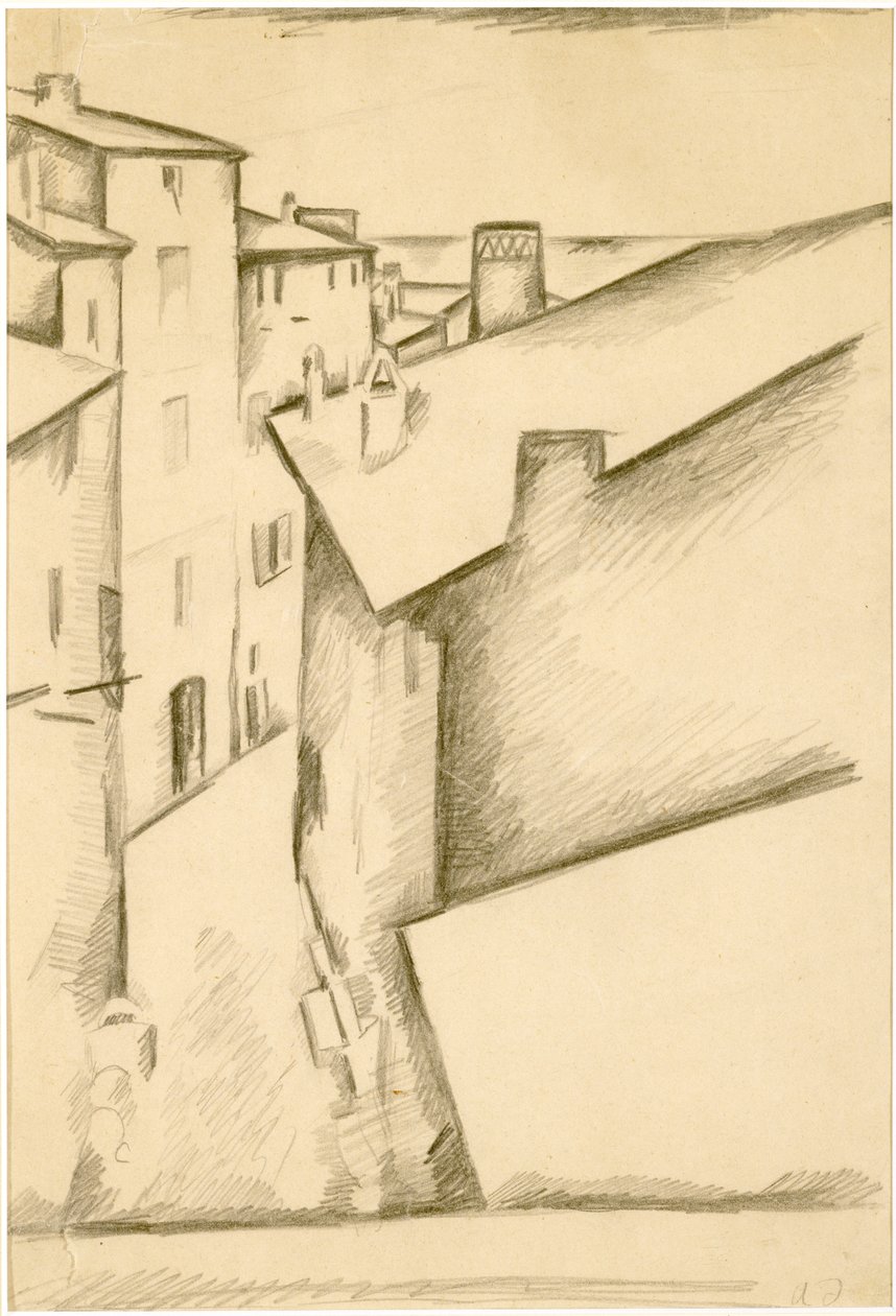 Nimetön (grafiitti paperille) tekijältä Maurice Denis