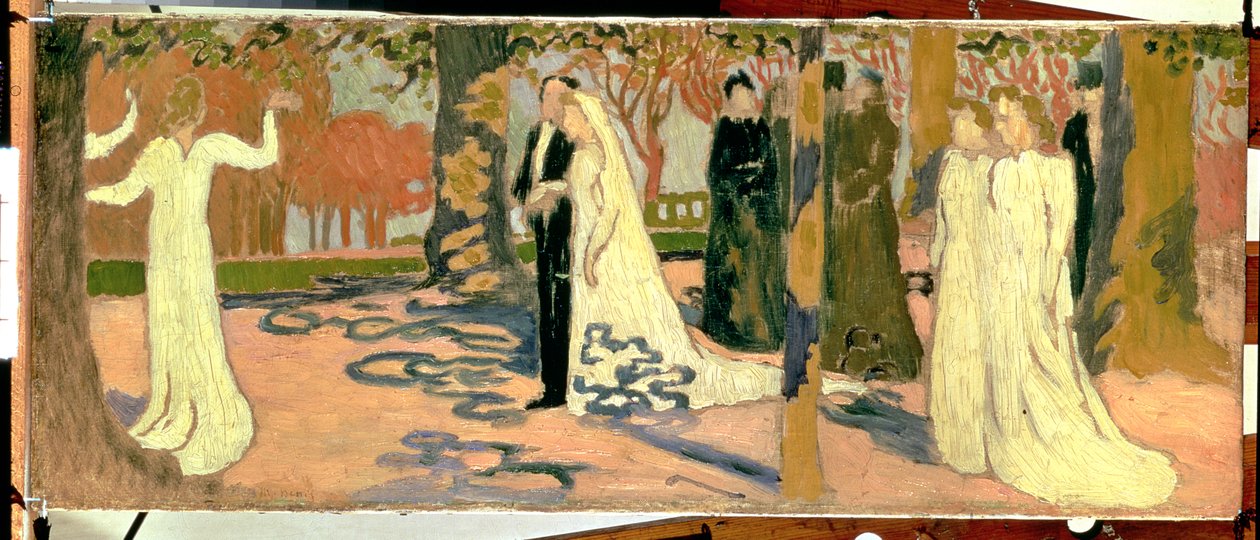 Hääkulkue, n. 1892-1893 tekijältä Maurice Denis