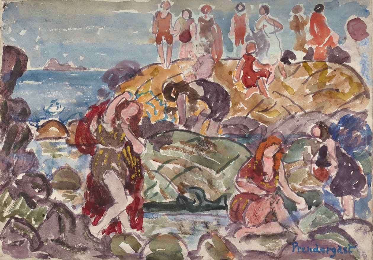 New England ShorenDeutsch: Kuste von Neuenglandn tekijältä Maurice Brazil Prendergast