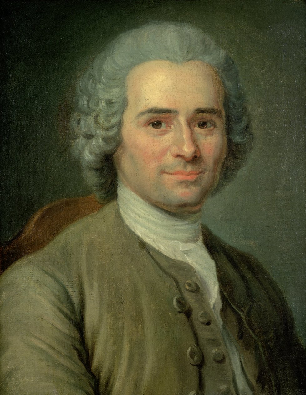 Jean-Jacques Rousseau (1712-78) tekijältä Maurice Quentin de La Tour