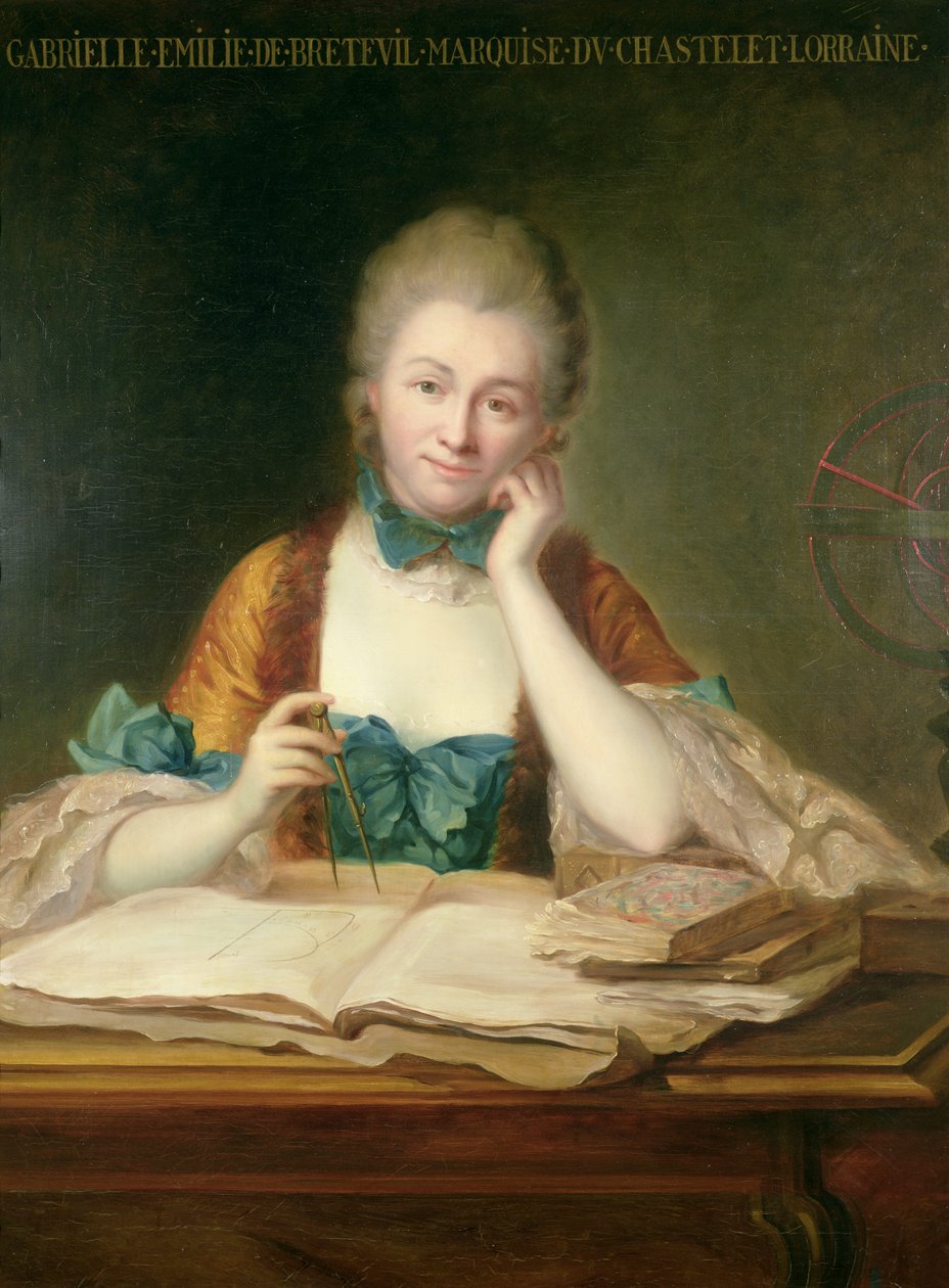 Madame du Chatelet-Lomont tekijältä Maurice Quentin de La Tour