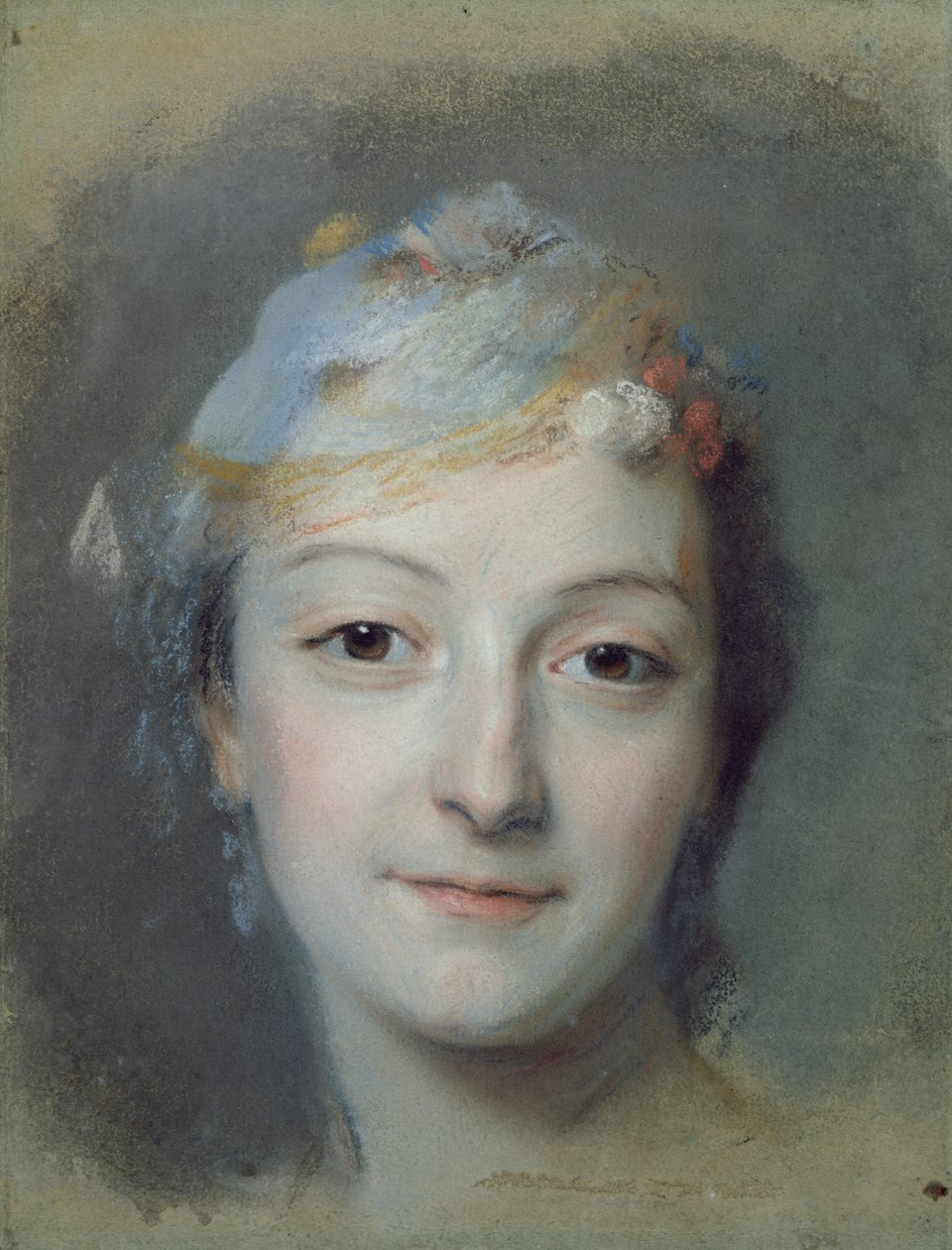 Muotokuva Marie Felistä (1713-78) 1757 (pastelli paperille) tekijältä Maurice Quentin de La Tour