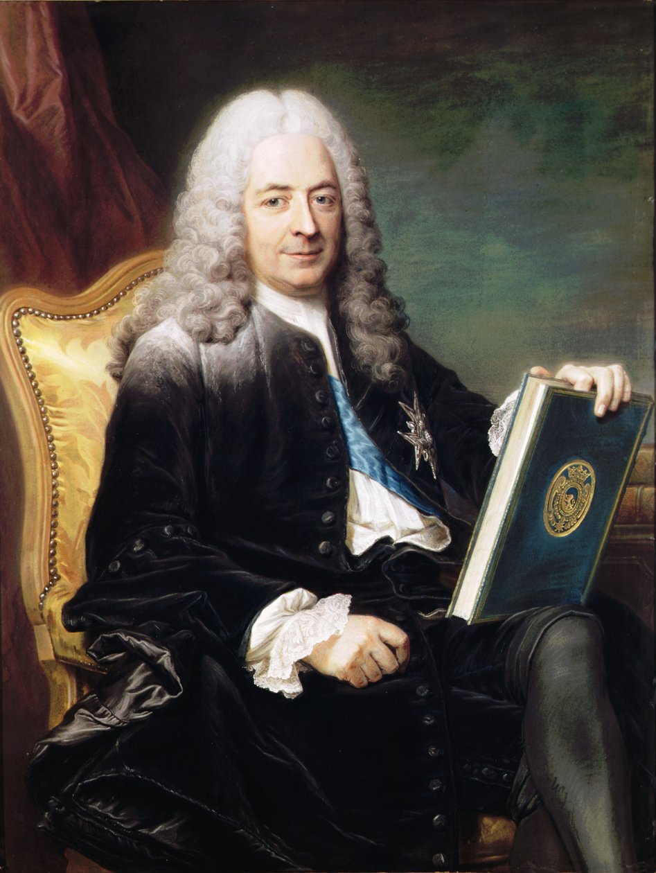 Vignoryn kreivin Philibert Orryn (1689-1747) muotokuva tekijältä Maurice Quentin de La Tour