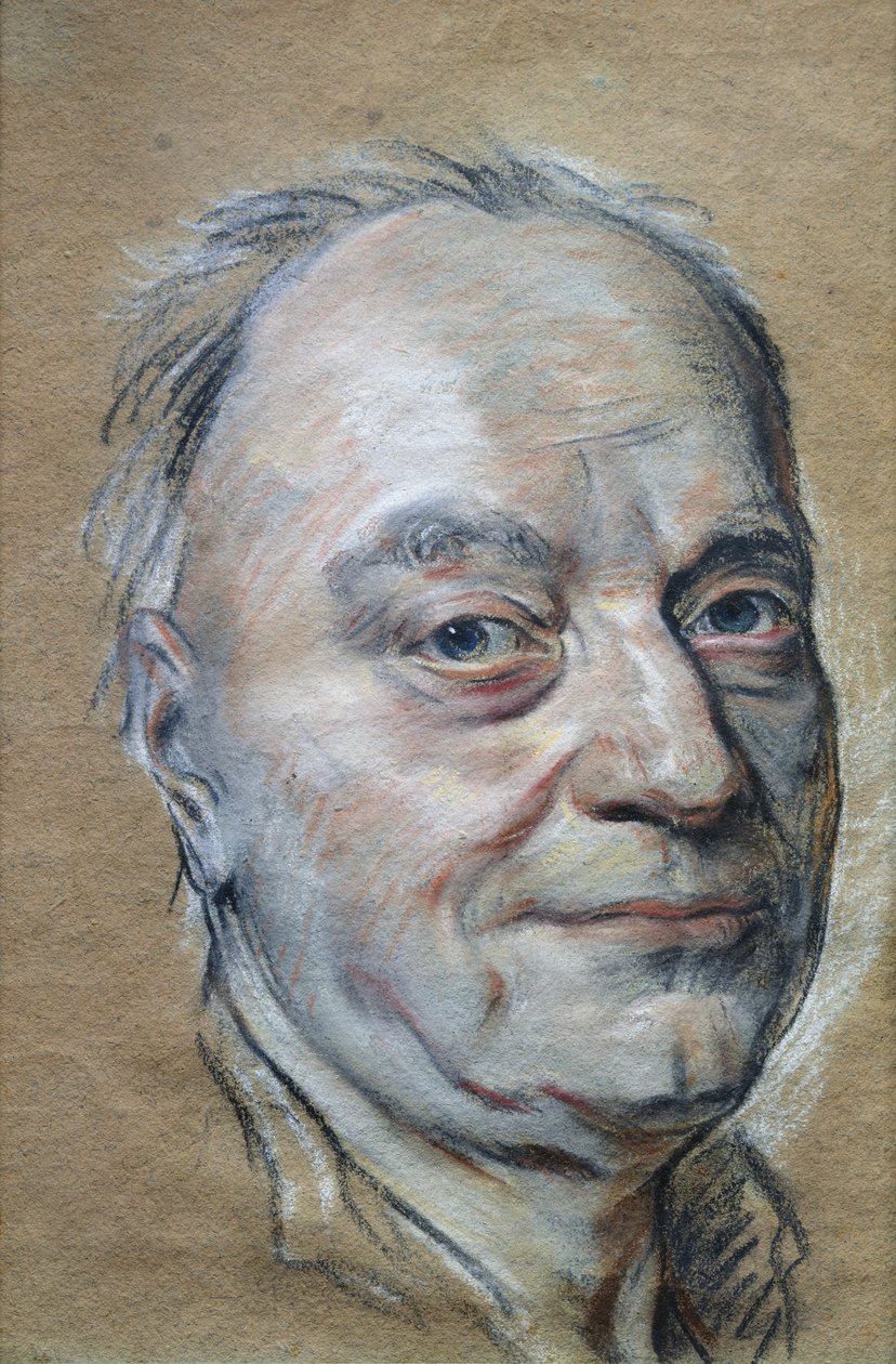 Prosper Jolyot de Crebillonin (1674-1762) muotokuva 1761 tekijältä Maurice Quentin de La Tour