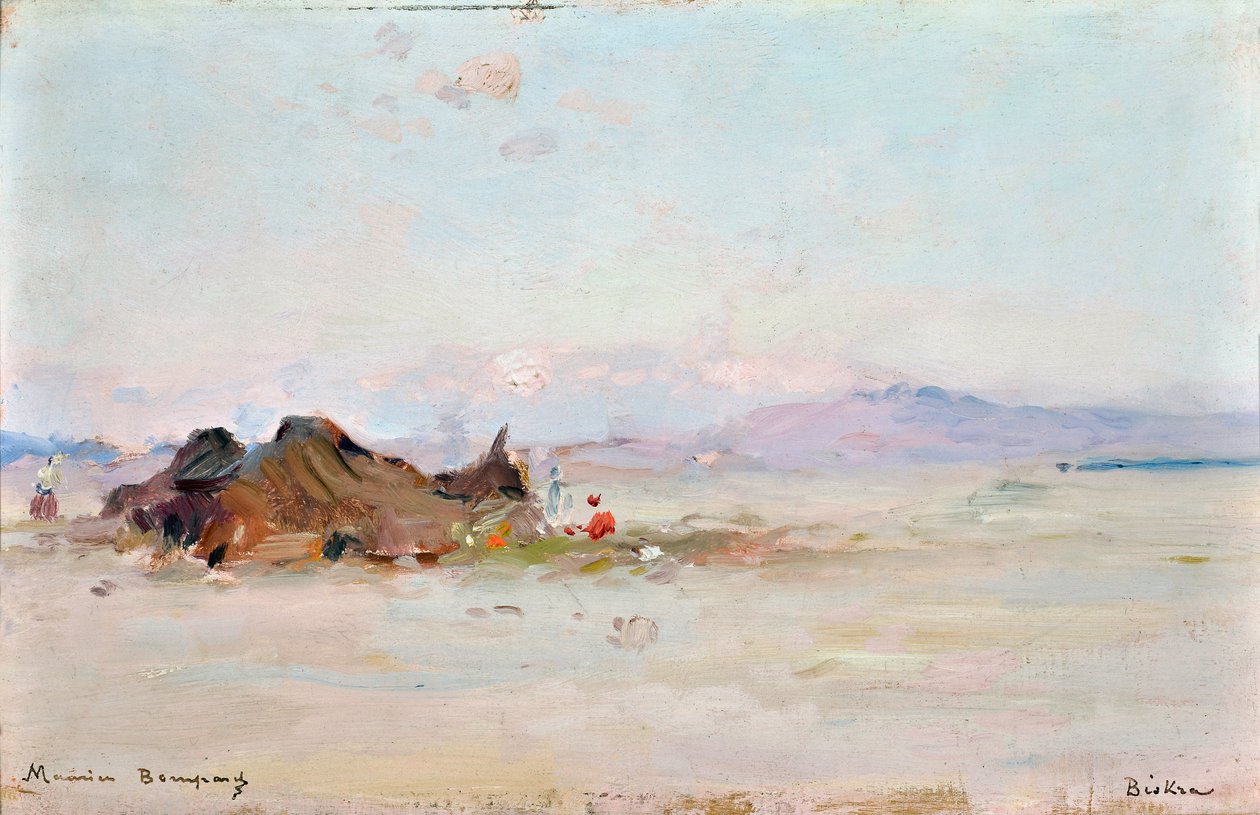 Leiri autiomaassa, Biskra (Algeria) tekijältä Maurice Bompard
