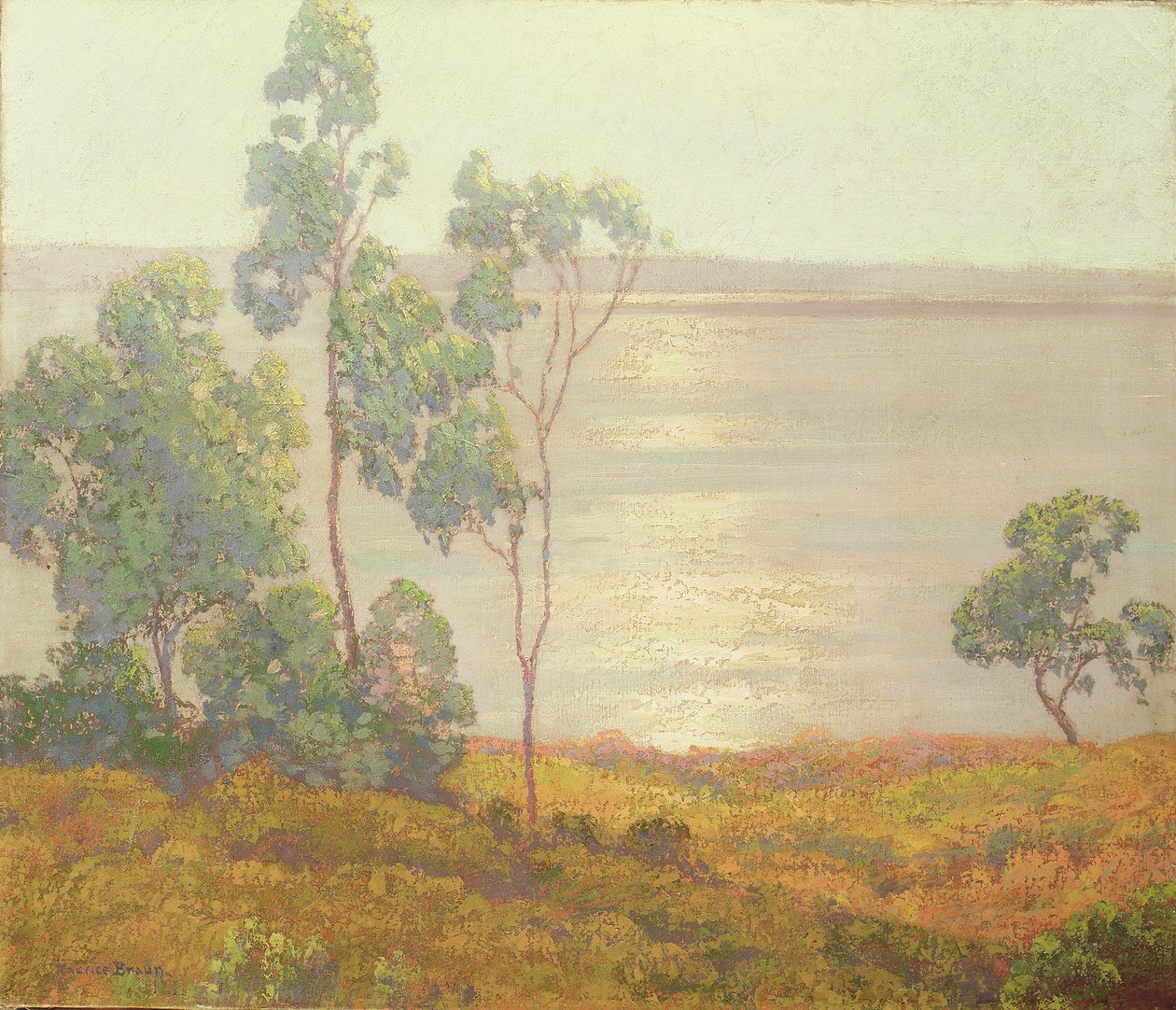 The Morning Sun, San Diego (öljy kankaalle) tekijältä Maurice Braun
