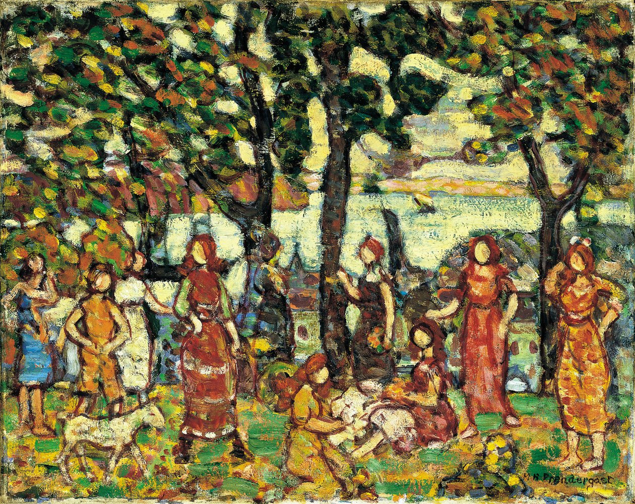 Syksy, n. 1918-1923 tekijältä Maurice Brazil Prendergast