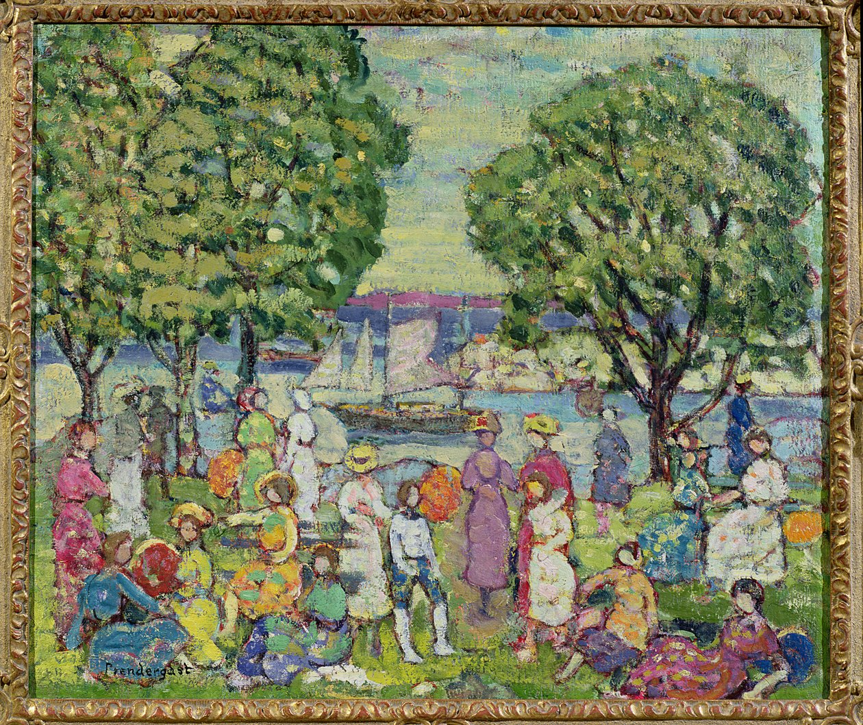 Gloucesterin satama tekijältä Maurice Brazil Prendergast