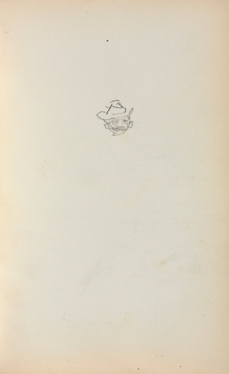 Italian sketchbook: Head of a Man sivu 223, 1898-1899. tekijältä Maurice Brazil Prendergast