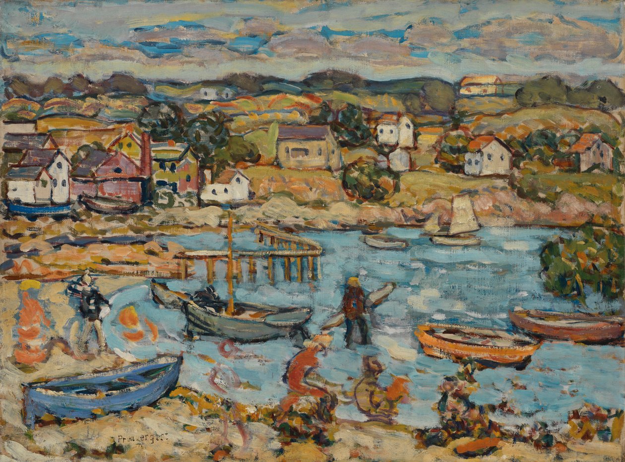 Marbleheadin satama tekijältä Maurice Brazil Prendergast