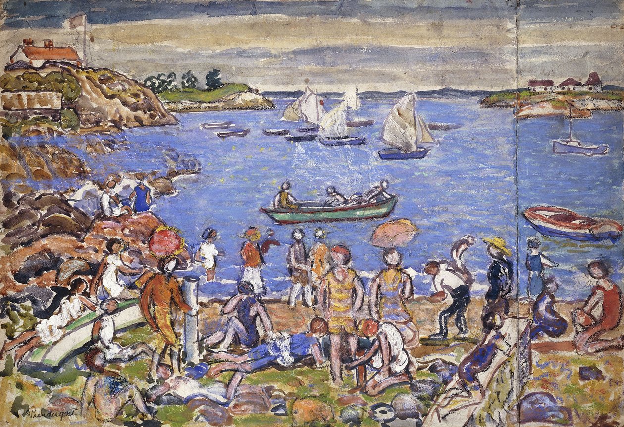 Lähellä Gloucesteria tekijältä Maurice Brazil Prendergast