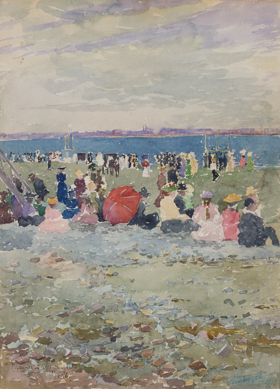 Reveren ranta tekijältä Maurice Brazil Prendergast