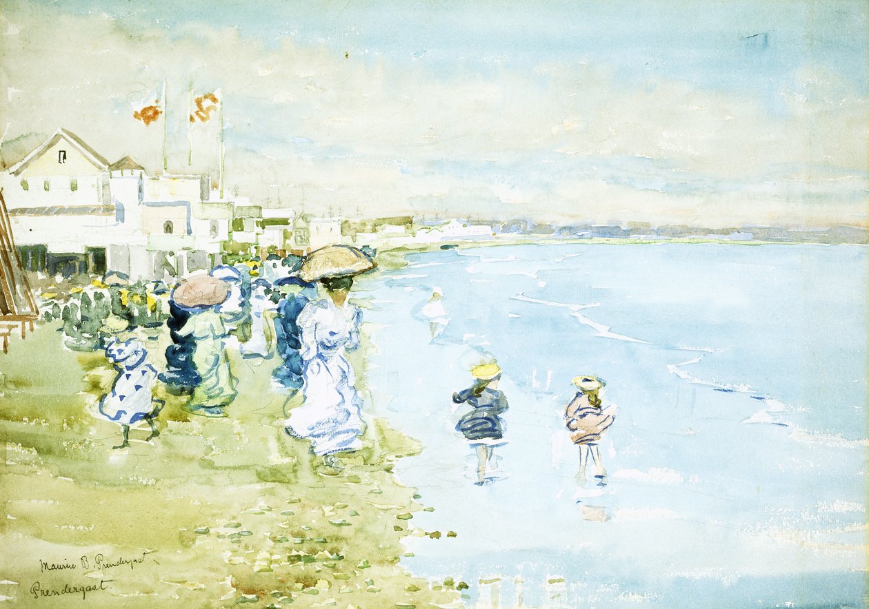 Revere Beach, Boston, tekijältä Maurice Brazil Prendergast