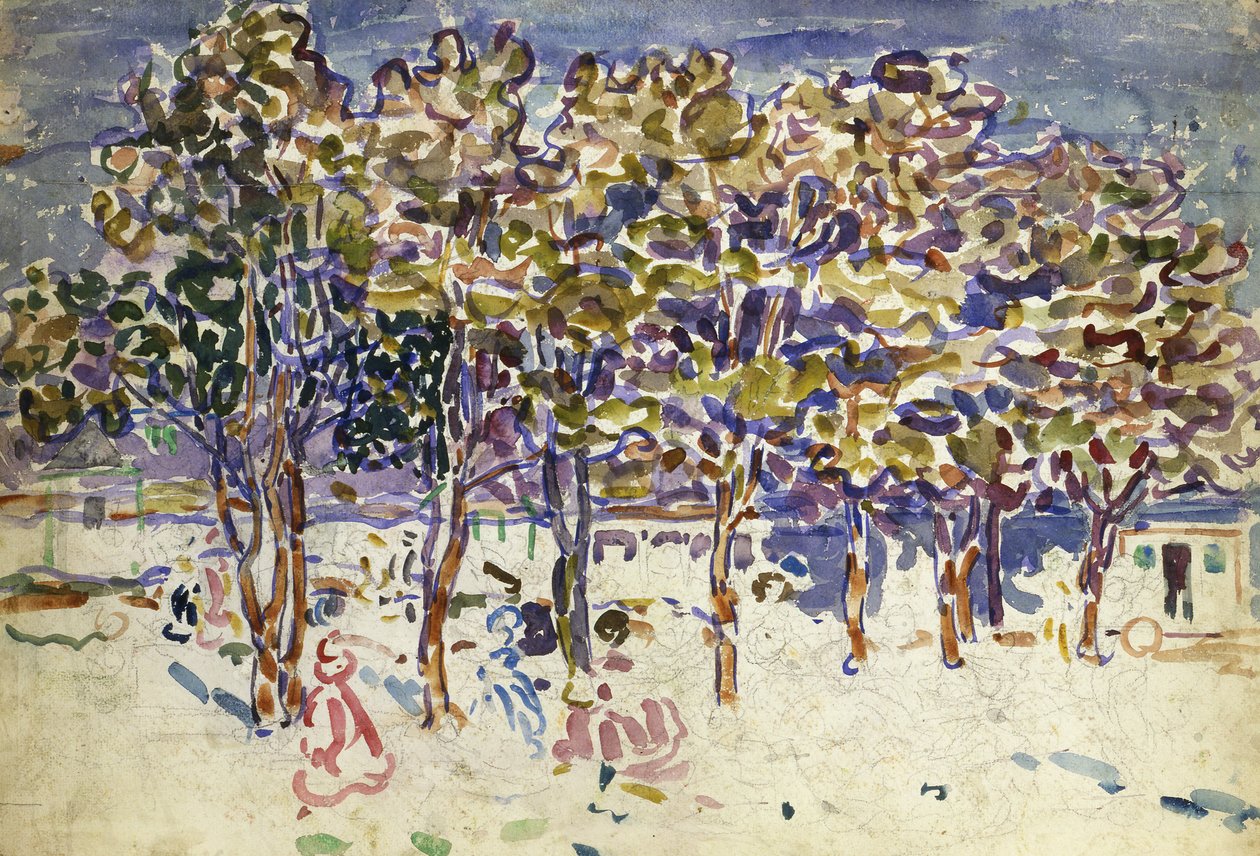 Puut, 1918. tekijältä Maurice Brazil Prendergast