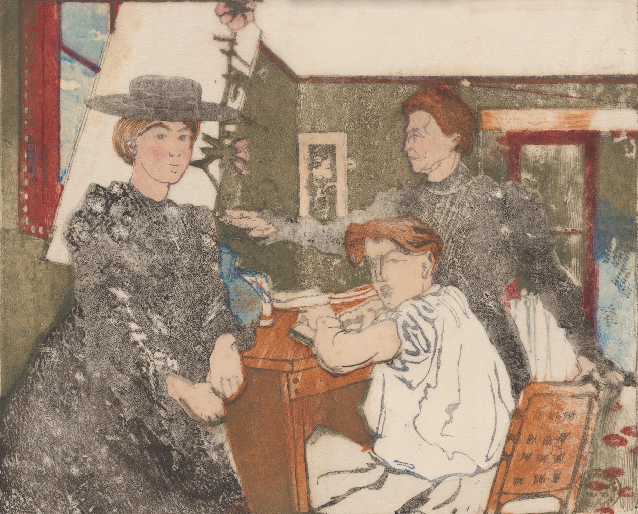 Kaivertajan perhe, 1898. tekijältä Maurice Delcourt
