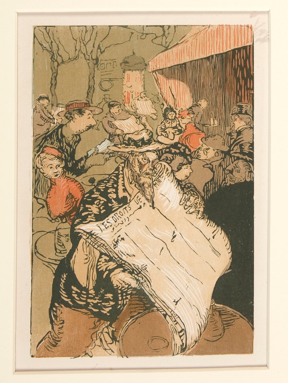 La Penseen katukauppiaat, Les Boulevards, s. 45 tekijältä Maurice Delcourt