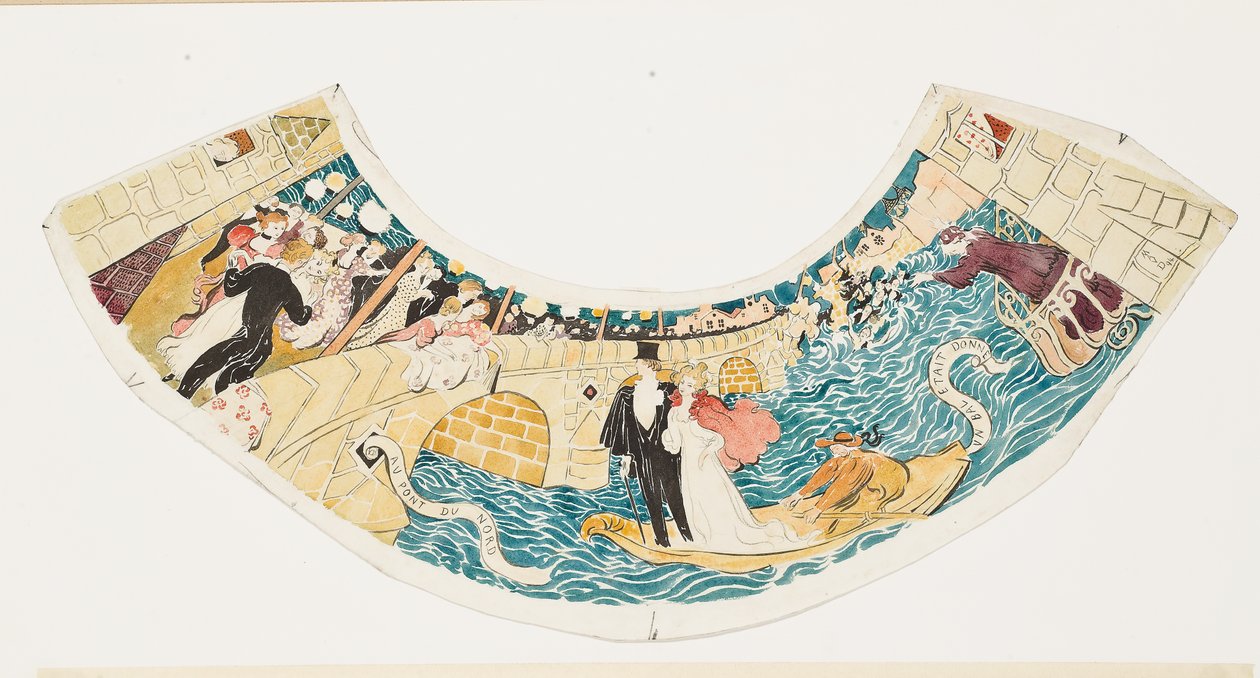 Pohjoissillalla pidettiin ball (tutkimus lampunvarjostimelle) tekijältä Maurice Denis