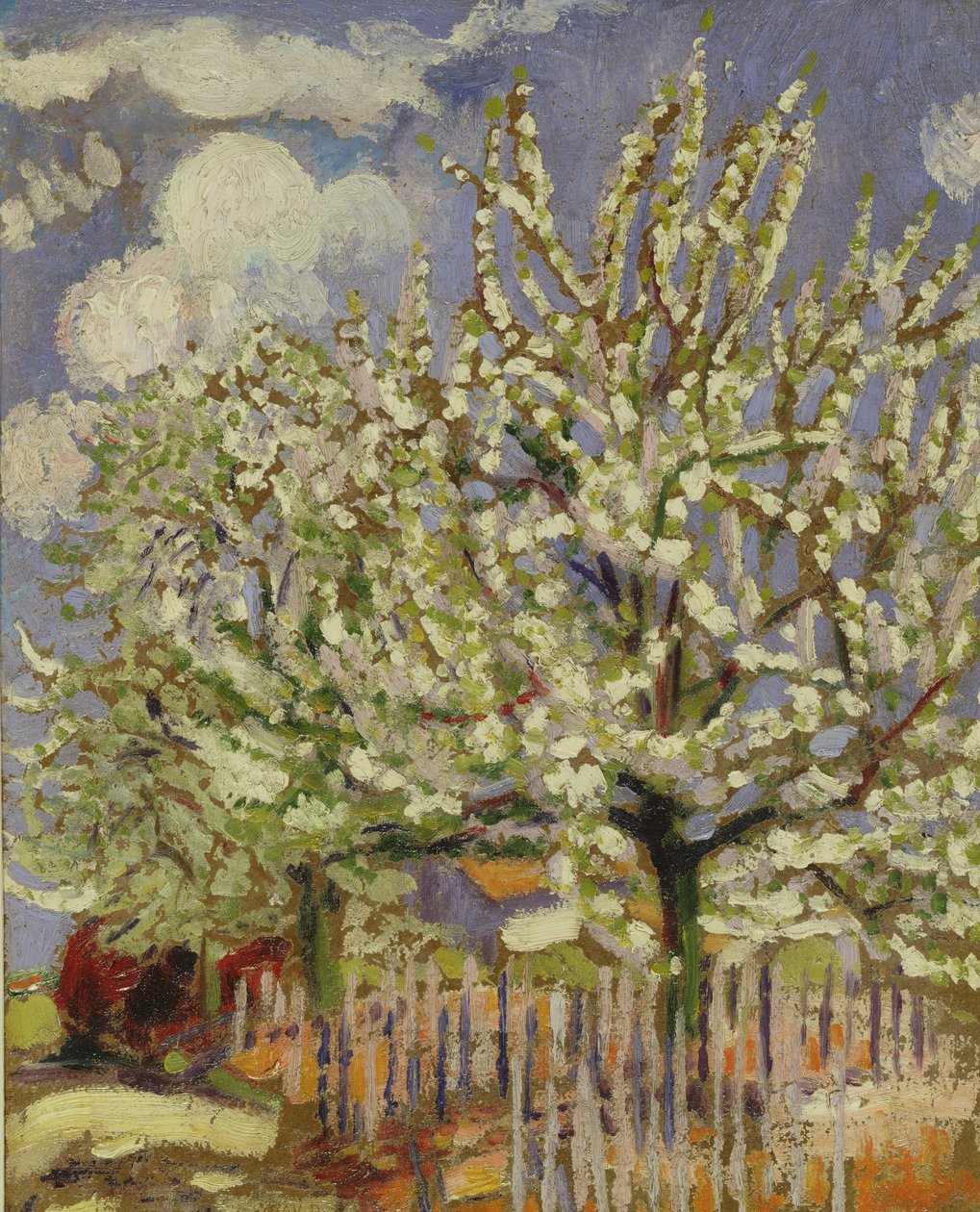 Kukkivat puut, 1908 (paneeli) tekijältä Maurice Denis