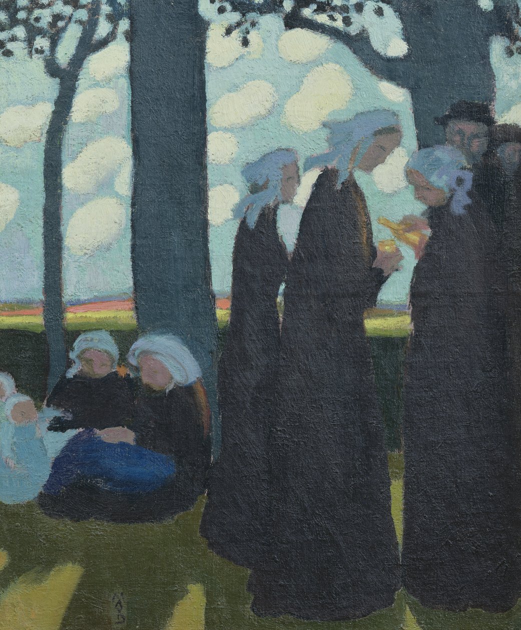 Ilta Binicin lähellä, noin 1895 tekijältä Maurice Denis