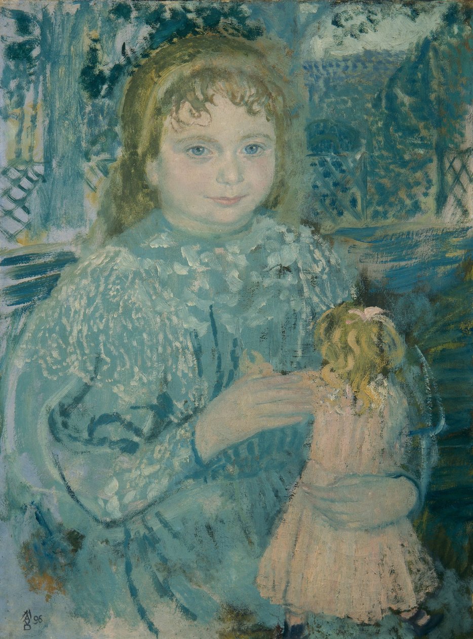Tyttö nuken kanssa (Thérèse Watillaux) tekijältä Maurice Denis