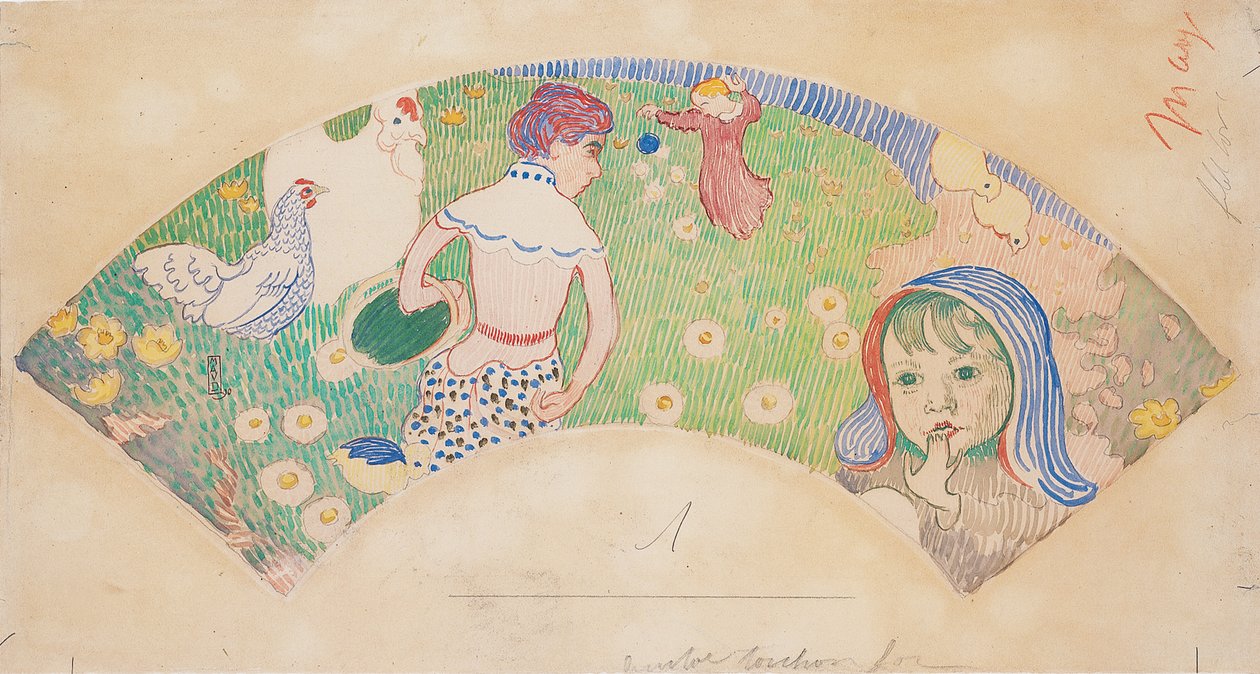 Puutarhassa, 1890 tekijältä Maurice Denis