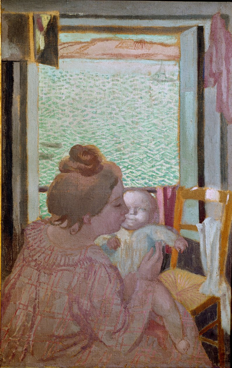 Äitiys ikkunassa tekijältä Maurice Denis