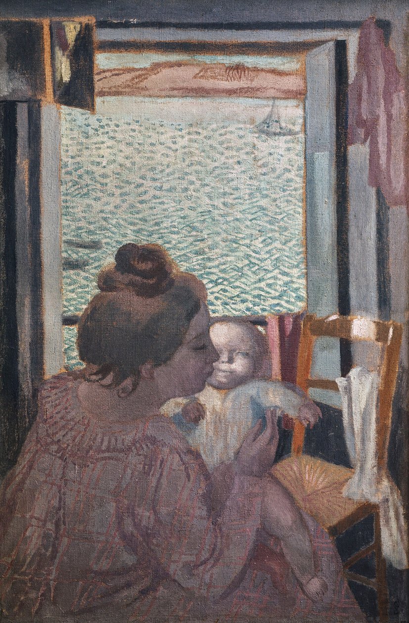Äitiys ikkunassa tekijältä Maurice Denis