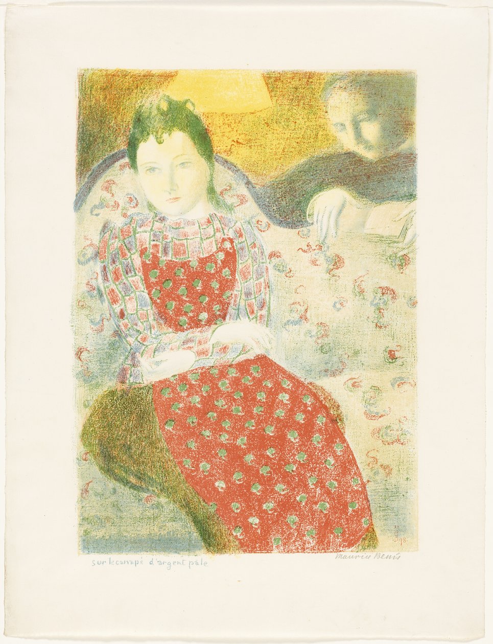 Vaalean hopeisella sohvalla, levy kymmenen Lovelta tekijältä Maurice Denis