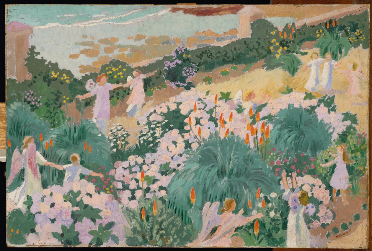 Paradise (maalaus puulle) tekijältä Maurice Denis
