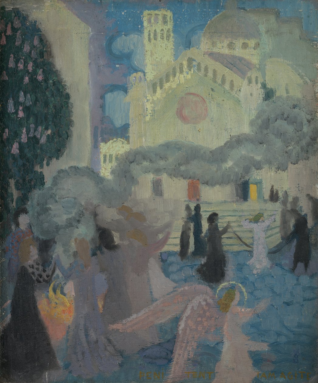 Penance, n. 1896 (öljy aluksella) tekijältä Maurice Denis