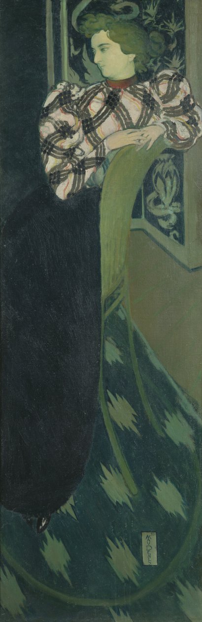 Madame Ransonin muotokuva vihreänä, 1893 tekijältä Maurice Denis