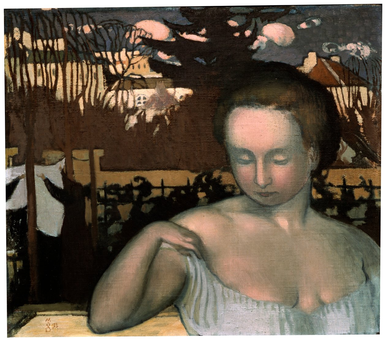 Taiteilijoiden vaimon muotokuva, 1893. tekijältä Maurice Denis
