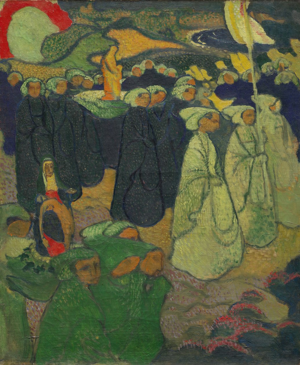 Prozession oder Pardon in Perros-Guirec tekijältä Maurice Denis