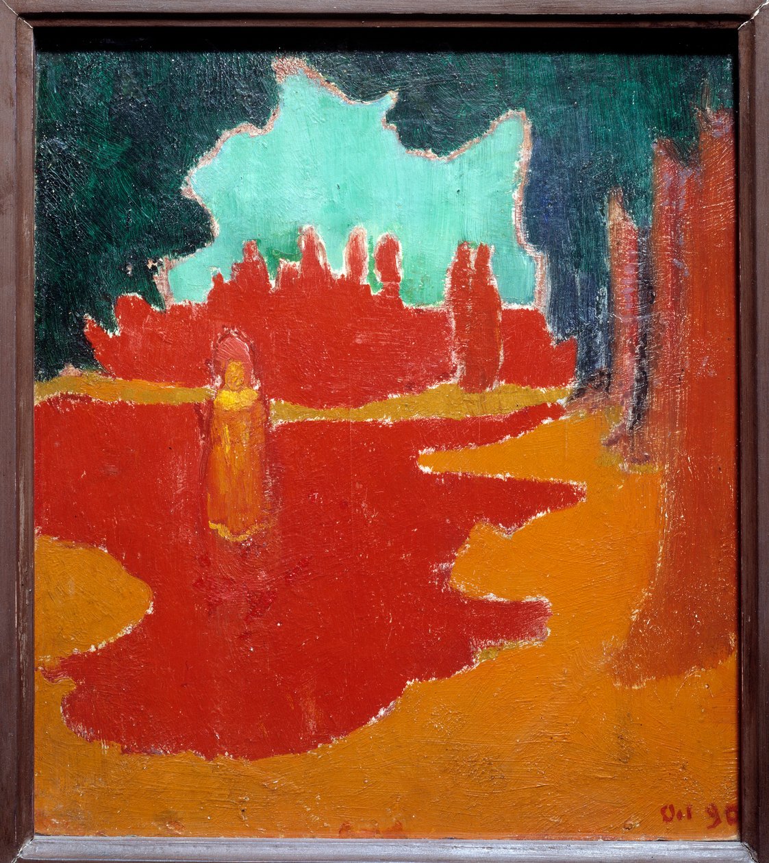 Auringonpilkkuja terassilla. Maurice Denisin (1870-1943) maalaus tekijältä Maurice Denis