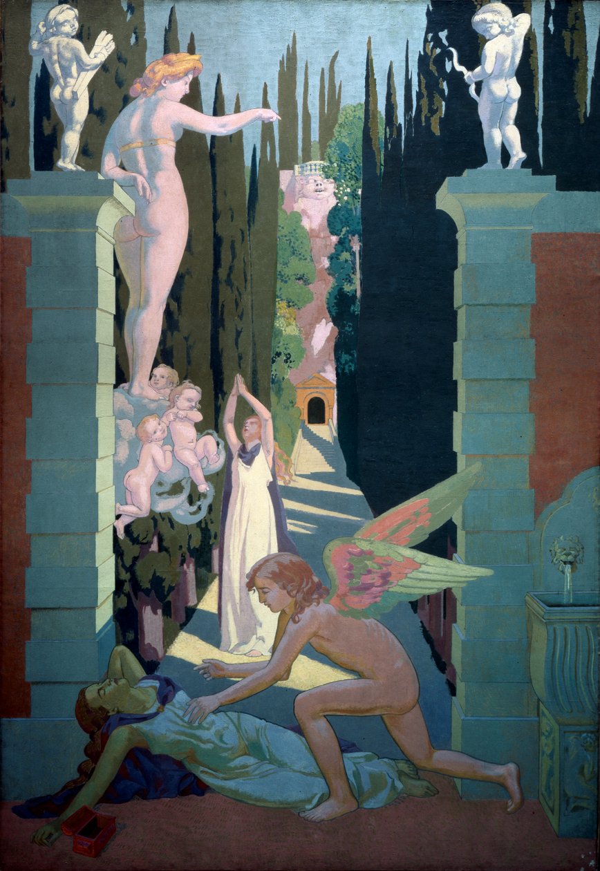 The Story of Psyche Paneeli neljä. Venuksen kosto, 1908. tekijältä Maurice Denis