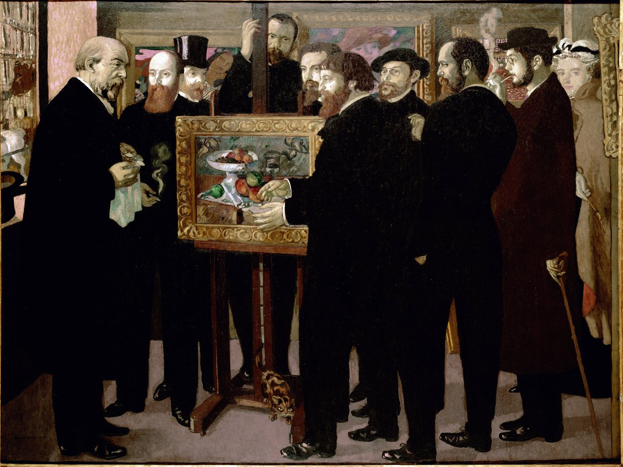 Tribute to Cezanne - Öljy kankaalle tekijältä Maurice Denis