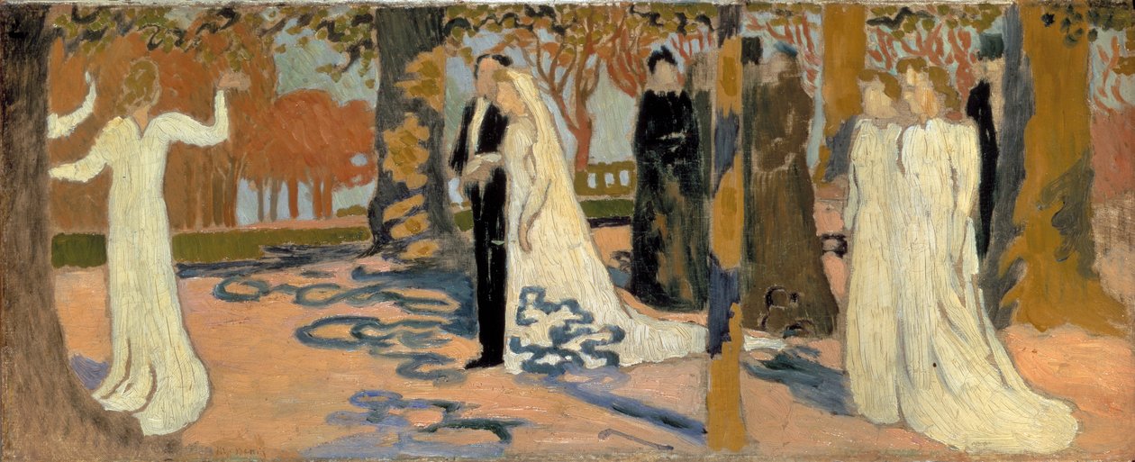Hääkulkue, c1892-c1893. tekijältä Maurice Denis