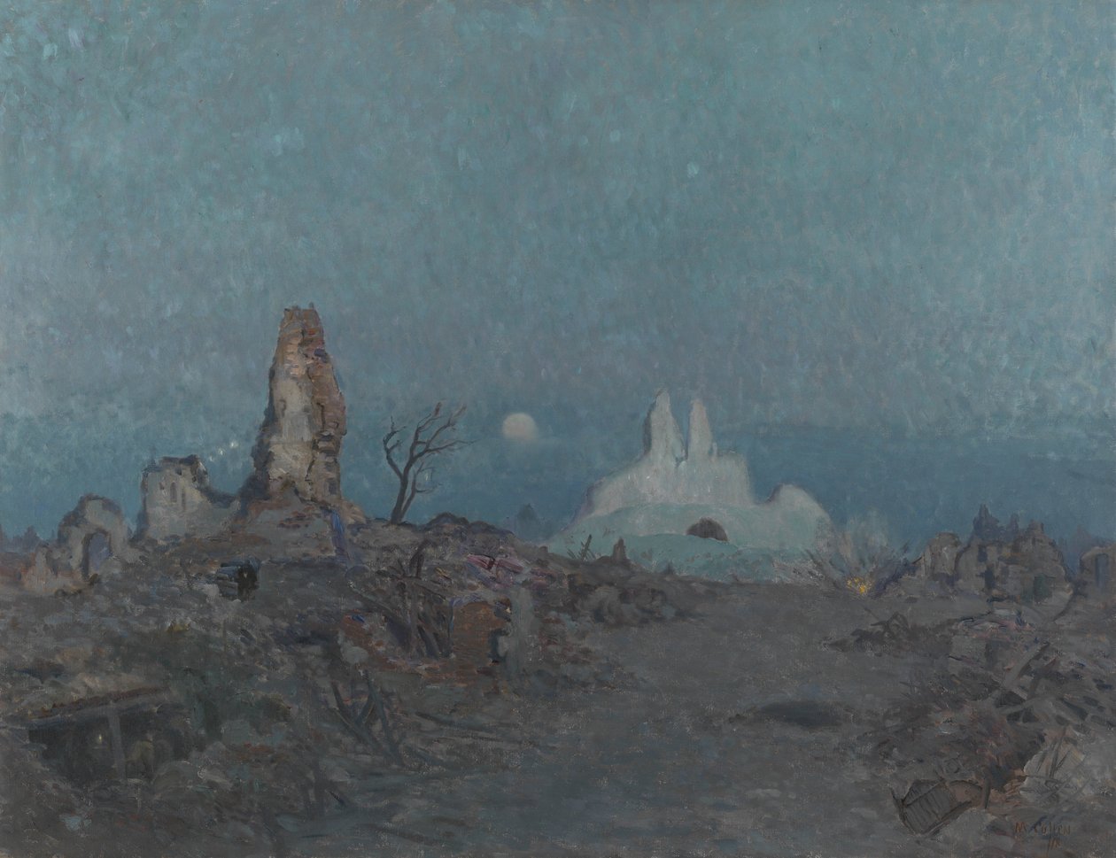 Uponnut tie, Hangard, 1918 tekijältä Maurice Galbraith Cullen