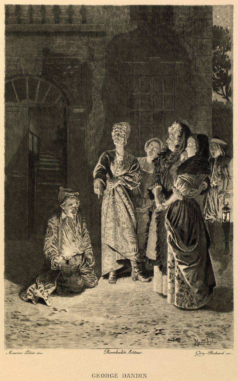 Moliere Georges Dandin tekijältä Maurice Leloir