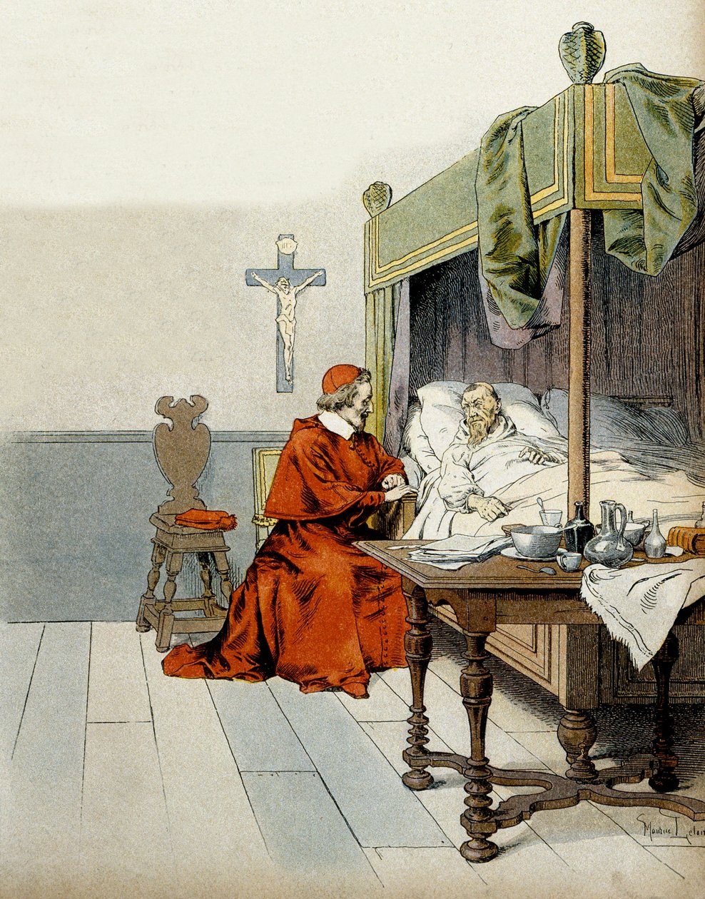 Ranskan historia: kardinaali Richelieu (Armand Jean du Plessis tekijältä Maurice Leloir