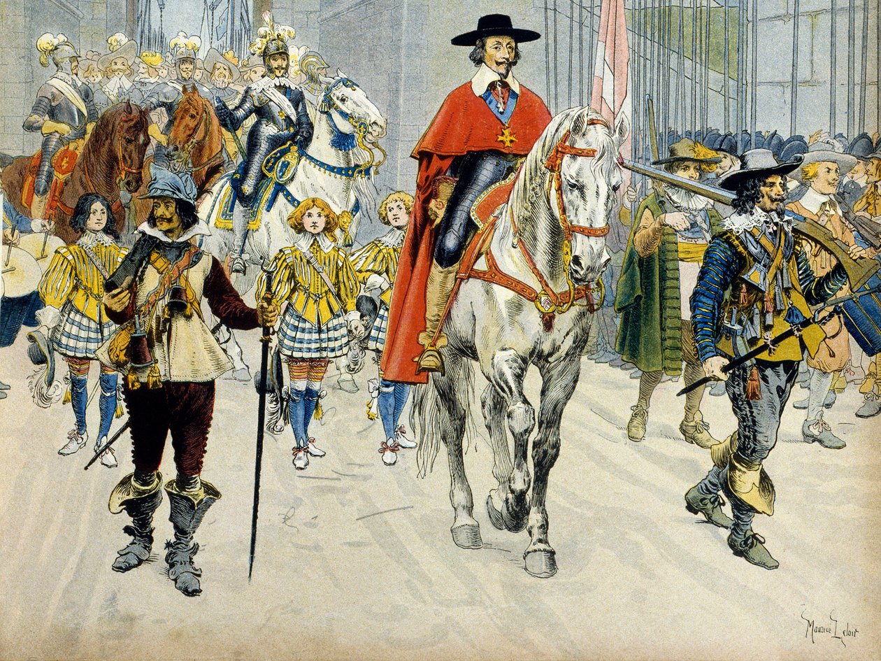 Ranskan historia: Kuningas Ludvig XIII (1601-1643) ja kardinaali Richelieu (Armand Jean du Plessis) tekijältä Maurice Leloir