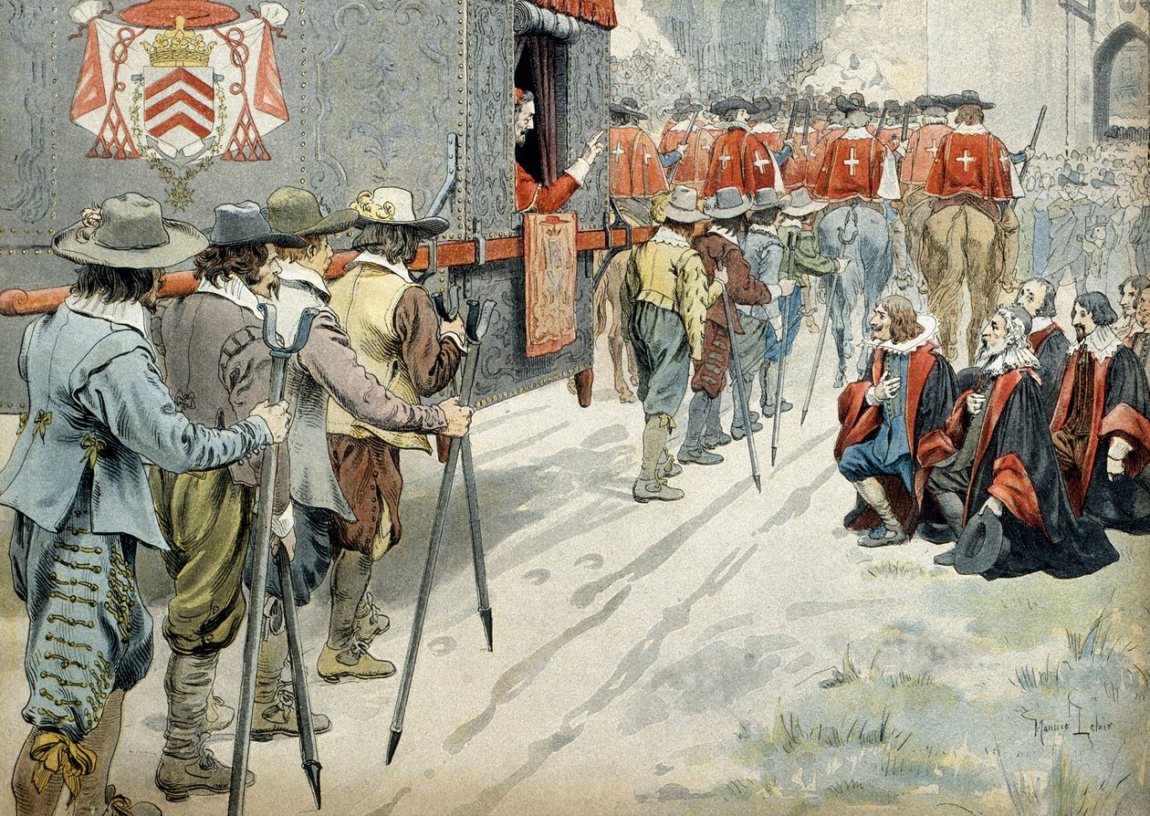 Ranskan historia: Vuonna 1642 kardinaali Richelieu tekijältä Maurice Leloir