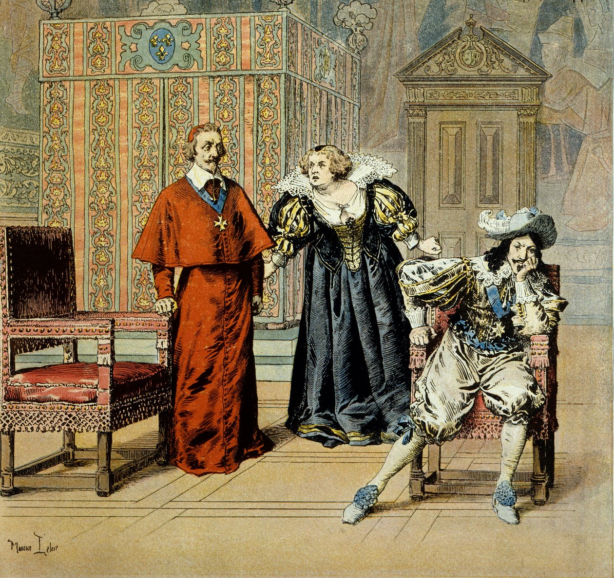 Ranskan historia: Dupesin päivä: kardinaali de Richelieu (Armand Jean du Plessis tekijältä Maurice Leloir