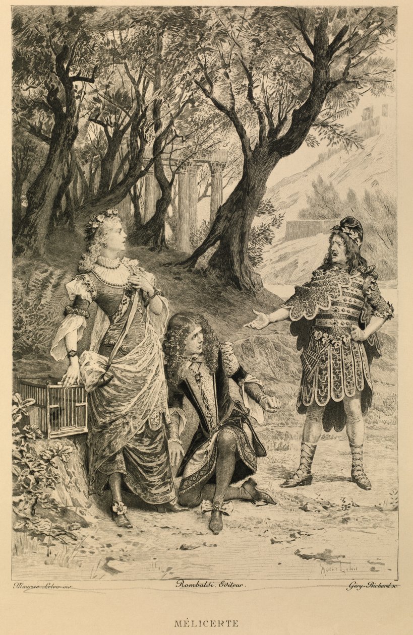 Melicerte de Moliere tekijältä Maurice Leloir