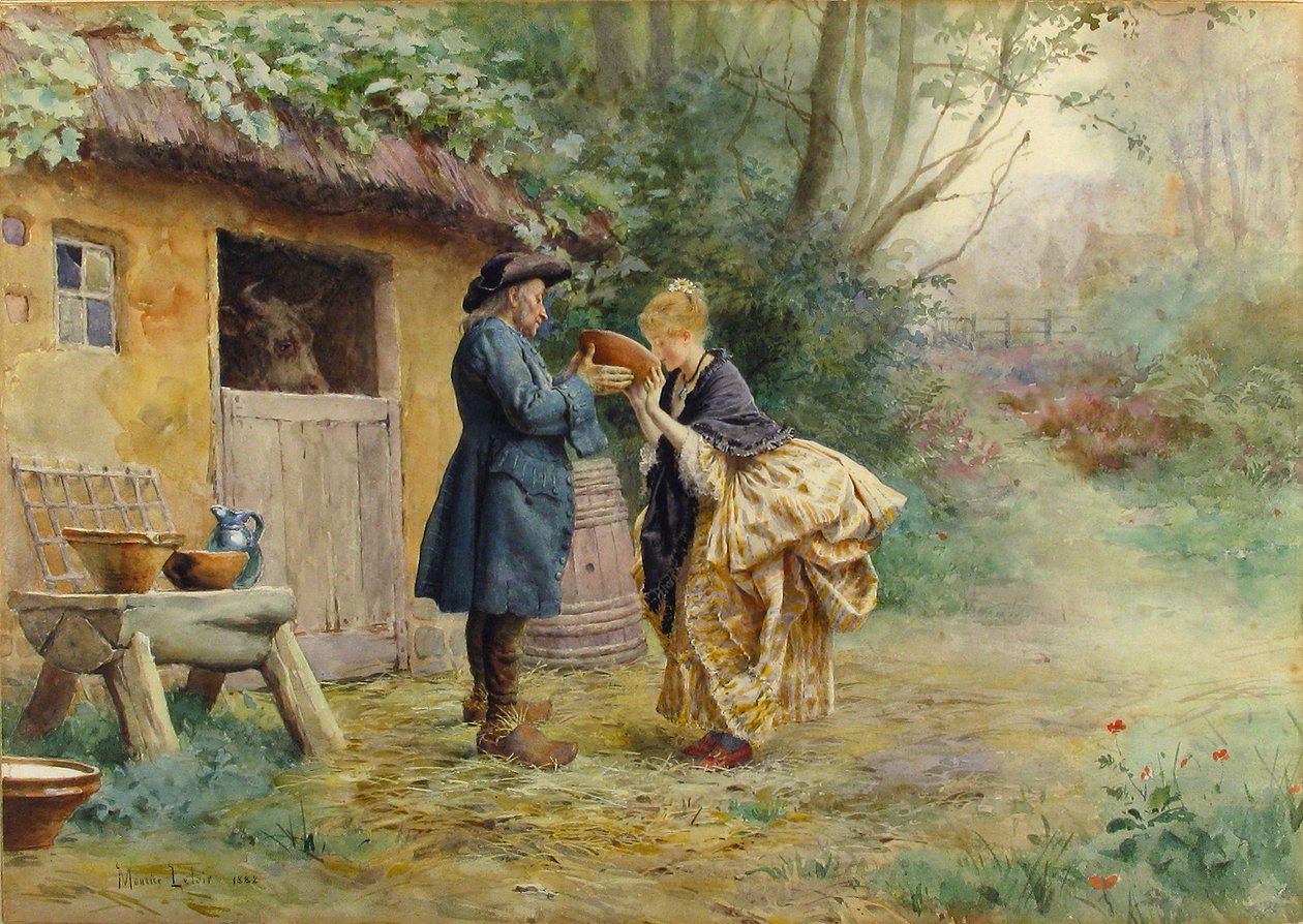 Maitojuoma, 1882. tekijältä Maurice Leloir