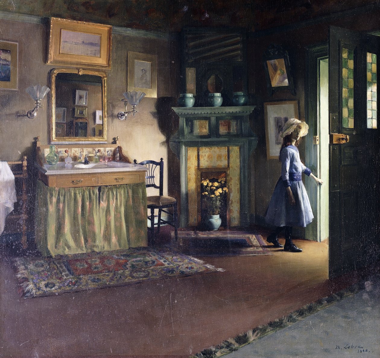 Jacques Emile Blanchin kylpyhuone tekijältä Maurice Lobre