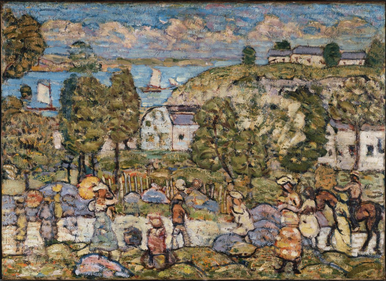Maisema Nahantin lähellä tekijältä Maurice Prendergast