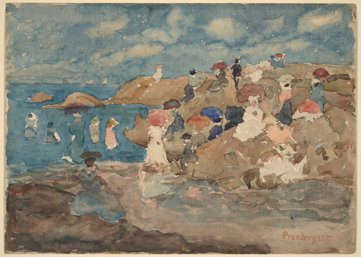 Revere Beach tekijältä Maurice Prendergast